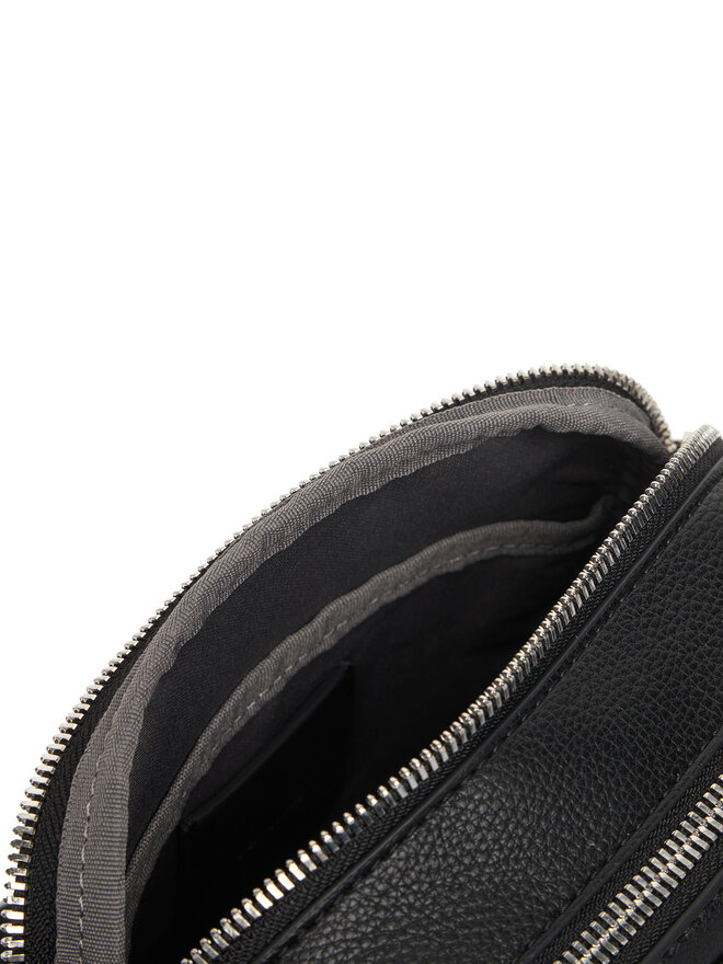 Calvin Klein Umhängetasche Calvin Klein Raised Pocket Reporter LV04D3317G Schwarz