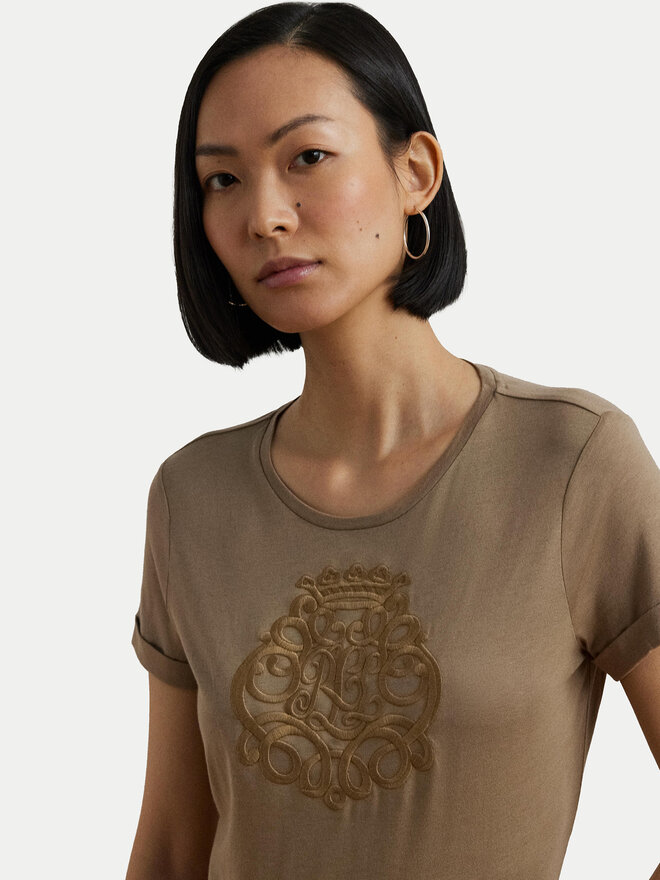 LAUREN RALPH LAUREN LAUREN RALPH LAUREN Футболка 200963905002 Бежевий Relaxed Fit