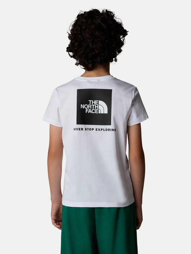 The North Face The North Face Marškinėliai Redbox NF0A89VT Balta Regular Fit