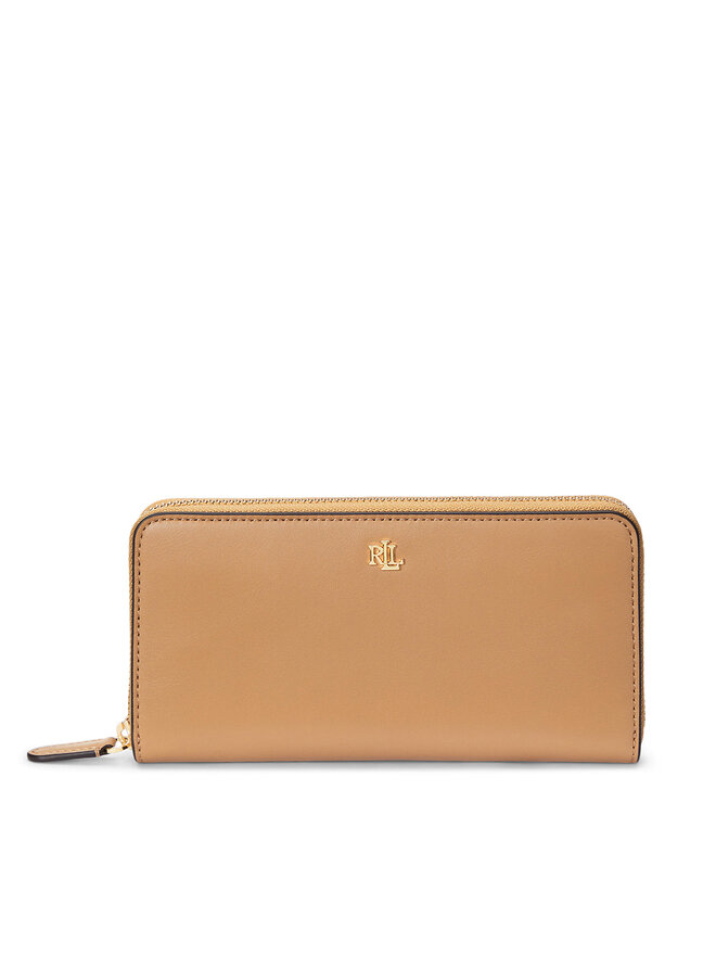 LAUREN RALPH LAUREN Portfel damski LAUREN RALPH LAUREN 432876730013 Brązowy
