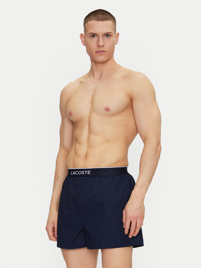 Lacoste Lacoste 3 darab boxer 7H1283 Sötétkék