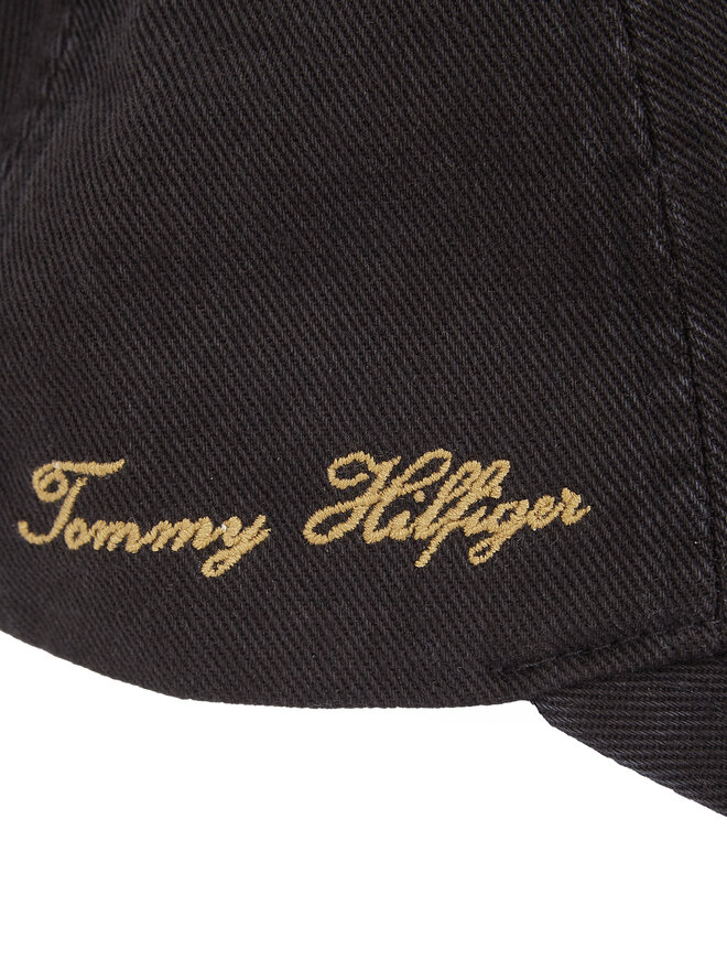 Tommy Hilfiger Cappellino Tommy Hilfiger Seasonal Flag Wash 6 Panel Cap AM0AM13348 Nero