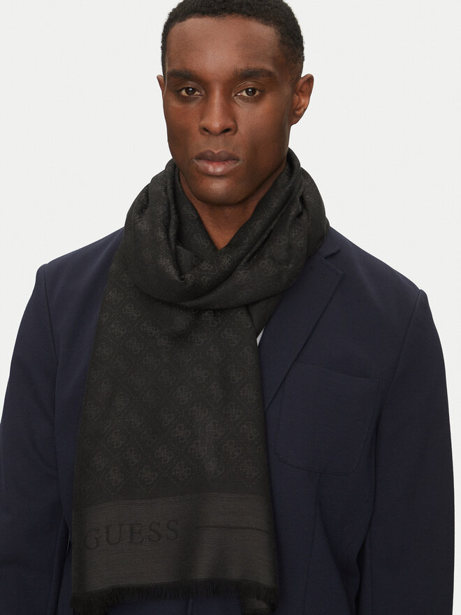 Guess Szalik Guess AM9504 POL03 Czarny