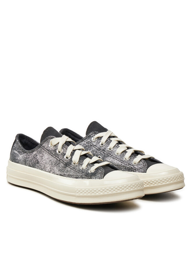 Converse Trampki Converse Chuck 70 Suede Shimmer Ox A10379C Szary