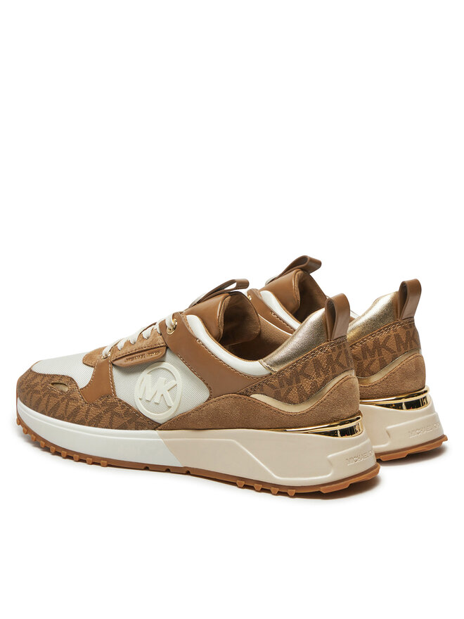 MICHAEL Michael Kors Sneakersy MICHAEL Michael Kors Theo Trainer 43F1THFS2B Brązowy