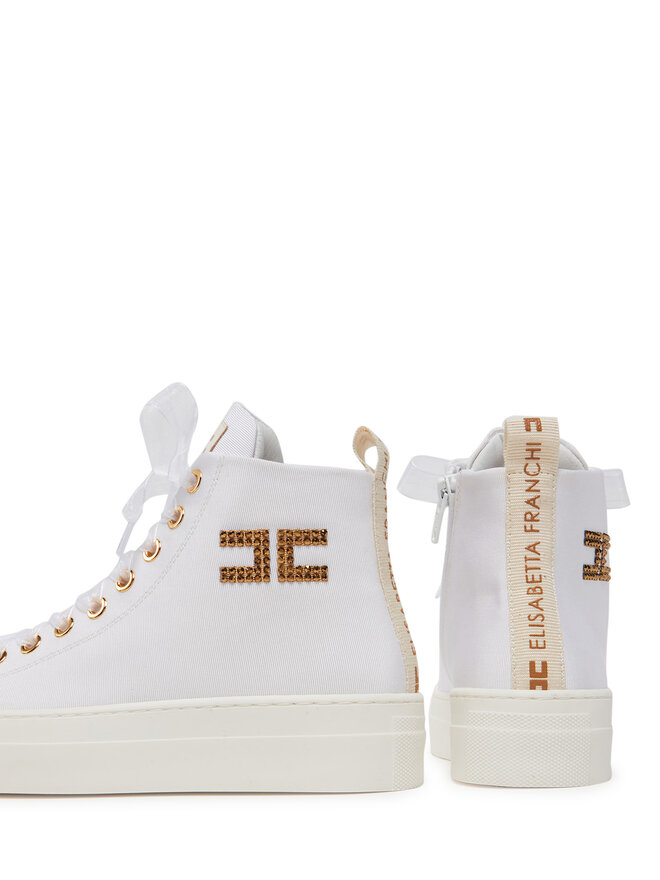 Elisabetta Franchi Sneakers Elisabetta Franchi F4-A9E-0243 Alb