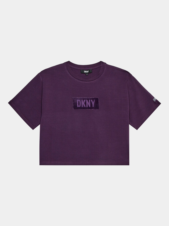 DKNY DKNY Camiseta D35T02 S Violeta Regular Fit