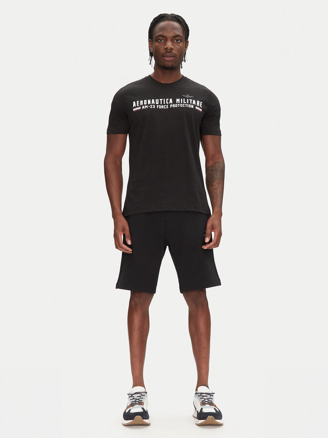 Aeronautica Militare Aeronautica Militare T-Shirt 251TS1942J538 Schwarz Regular Fit