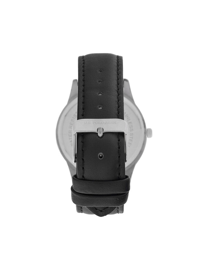 U.S. Polo Assn. Σετ Ρολόι & Βραχιόλι U.S. Polo Assn. Owen USP6175TW Μαύρο