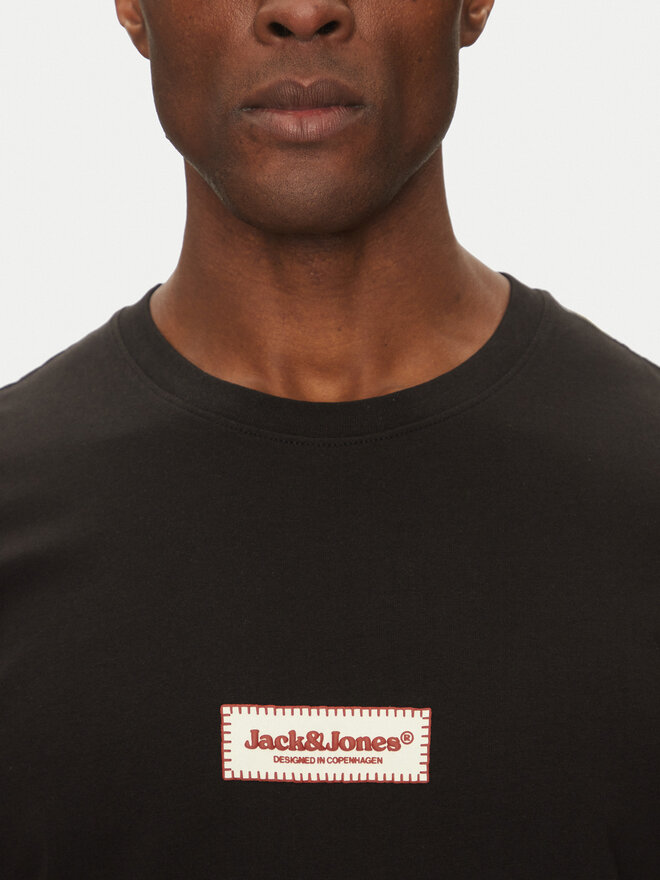 Jack&Jones Jack&Jones Camiseta Split 12273182 Negro Regular Fit