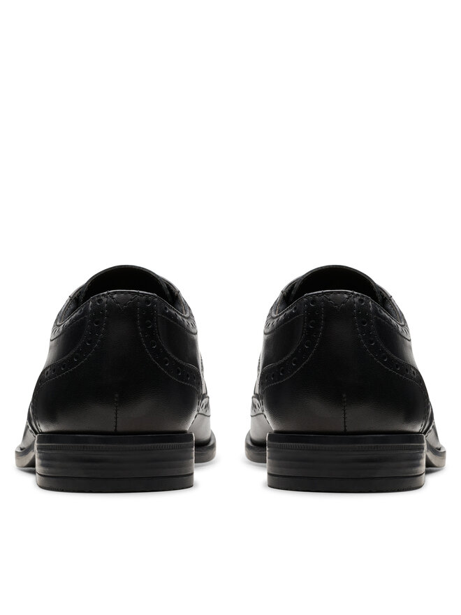 Clarks Pantofi Clarks Brandon Limit 26178490 Negru