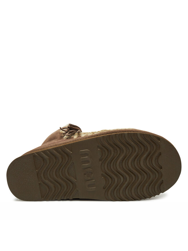 Mou Sněhule Mou Eskimo Scoubidoo Lace FW101124A Hnědá