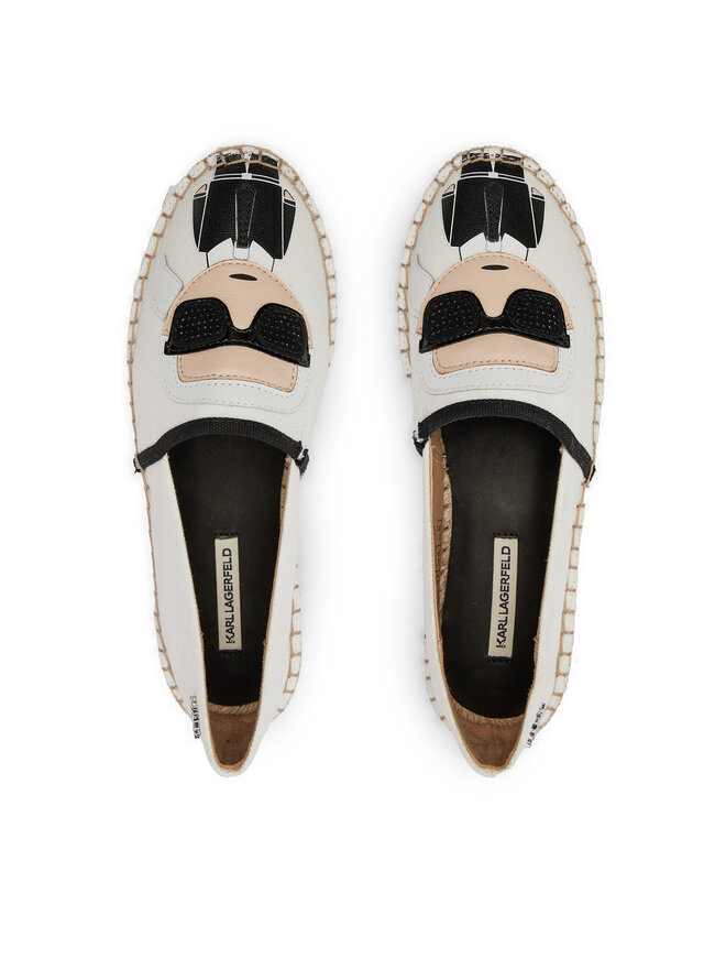 KARL LAGERFELD Espadrilky KARL LAGERFELD KL80111 Biela