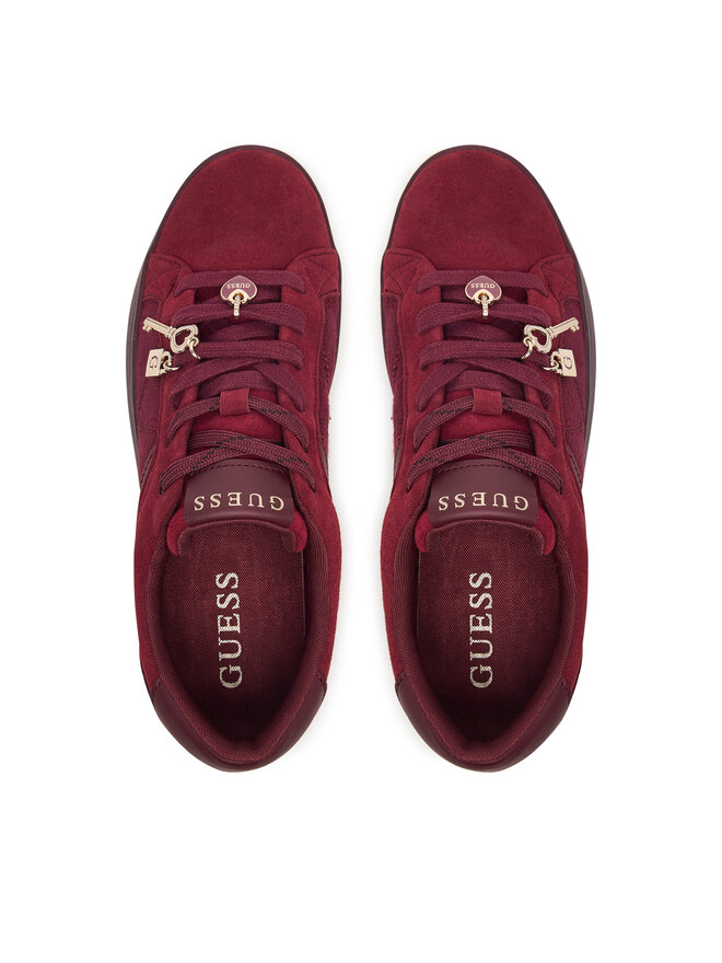 Guess Sneakers Guess FLFJAR FAL12 Dunkelrot
