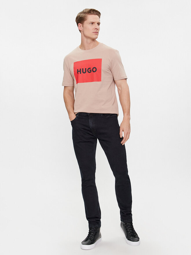 HUGO HUGO Camiseta Dulive222 50467952 Beis Regular Fit