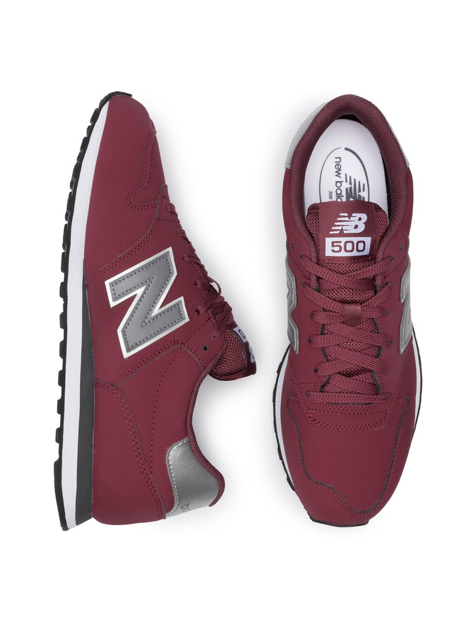Sneakers New Balance GM500BRG Bordeaux chaussures