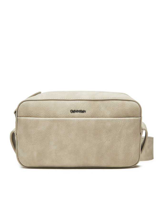 Calvin Klein Плоска сумка Calvin Klein Ck Refined Camera Bag Nubuck K50K512748 Бежевий