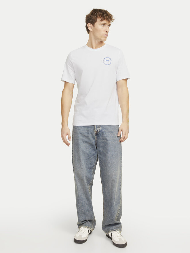Jack&Jones Jack&Jones Marškinėliai Simon 12269280 Balta Standard Fit