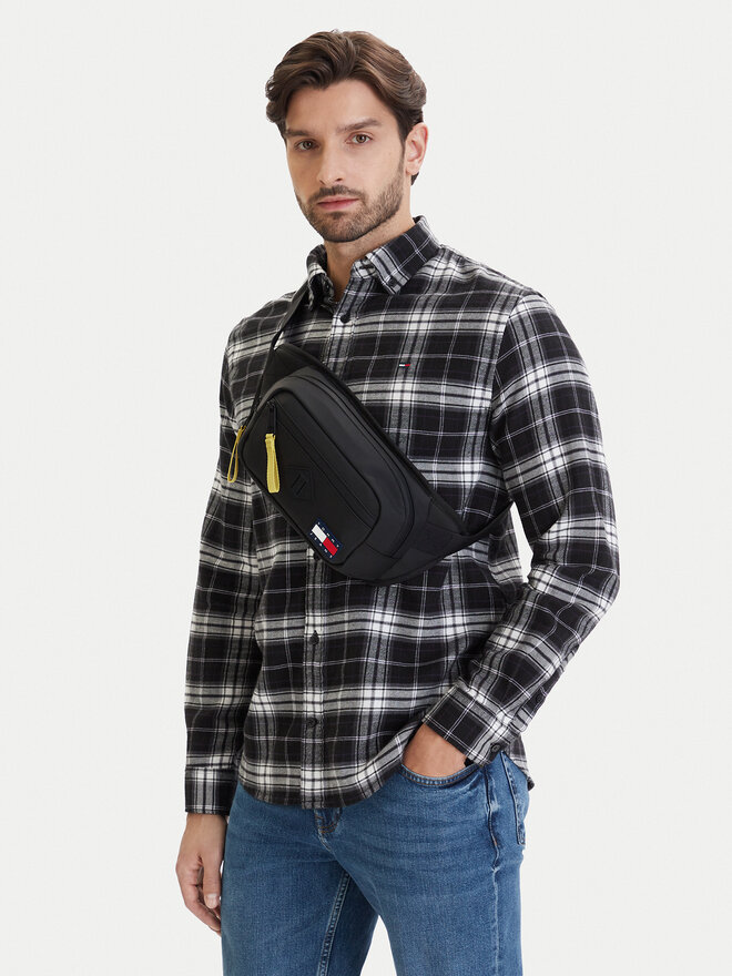 Tommy Jeans Gürteltasche﻿ Tommy Jeans Tjm Daily Elevated Bumbag AM0AM14215 Schwarz