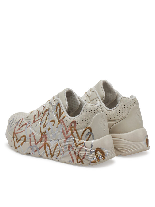 Skechers Αθλητικά Skechers Uno Lite - Metallic 314067L/NTMT Λευκό