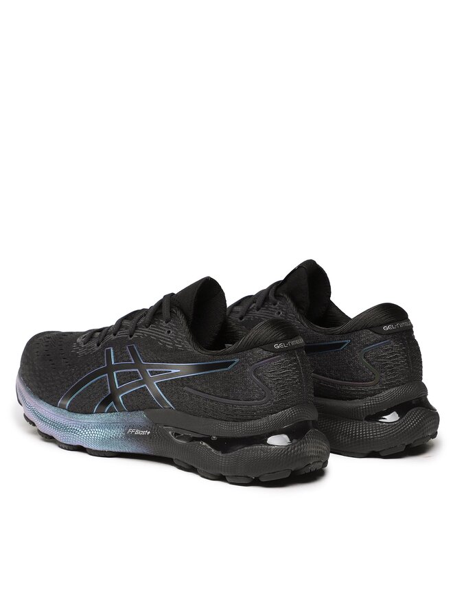 Asics Laufschuhe Asics Gel-Nimbus 24 Platinum 1011B479 Schwarz
