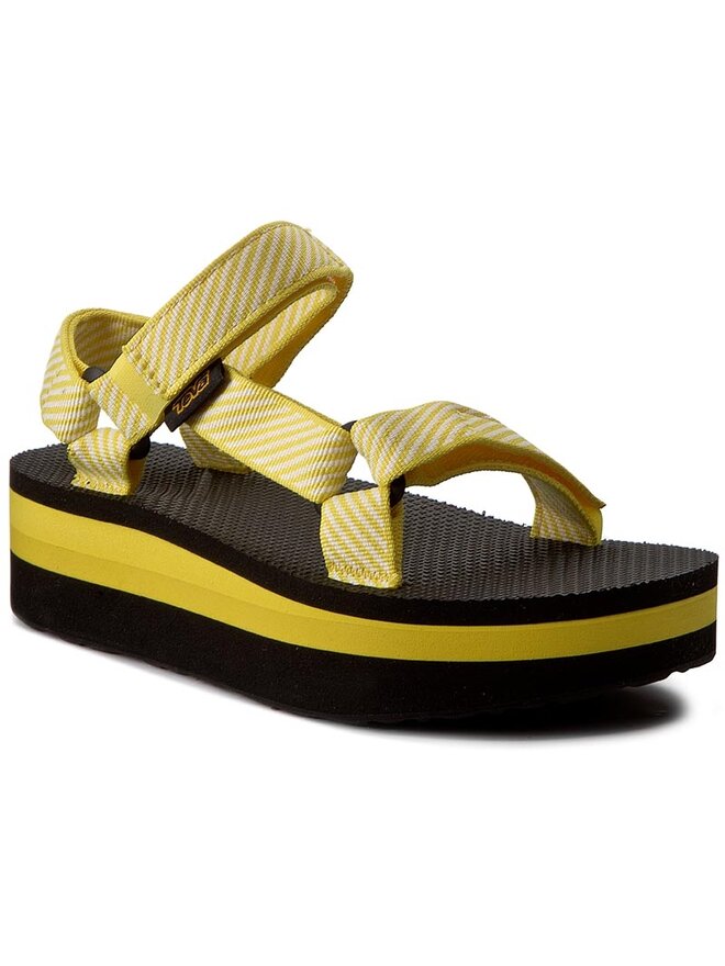 Sandales Teva Flatform Universal 1008844 Jaune chaussures