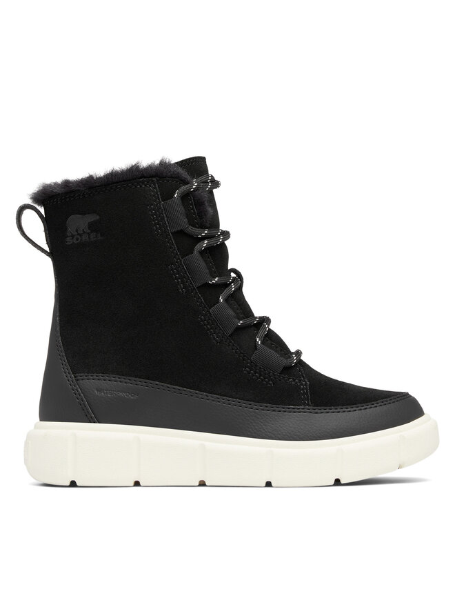 Sorel Μπότες Χιονιού Sorel Youth Explorer III Lace Wp 2088511010 Μαύρο