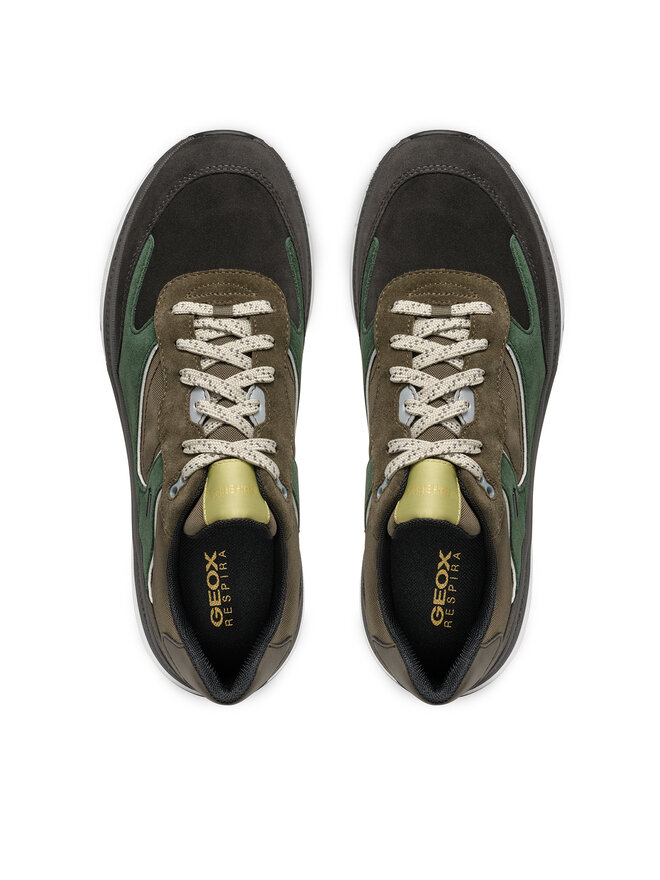 Geox Sneakersy Geox U Spherica Actif X1 U46HGA 00022 C6T3X Hnědá