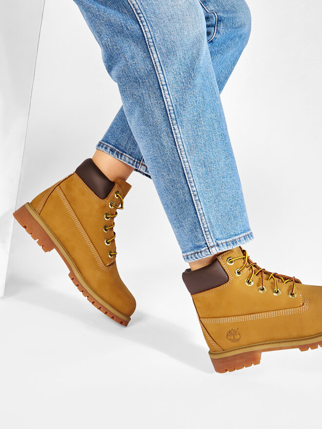 Timberland Scarponcini Timberland 6 In Premium Wp Boot 12909/TB0129097131 Marrone