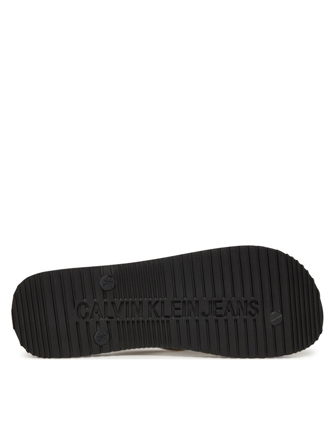 Calvin Klein Jeans Flip-flops Calvin Klein Jeans Beach Sandal Transparent Tpu YM0YM01267 Fekete