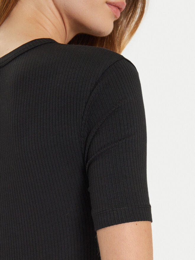 Tommy Hilfiger Tommy Hilfiger Camiseta WW0WW43918 Negro Slim Fit