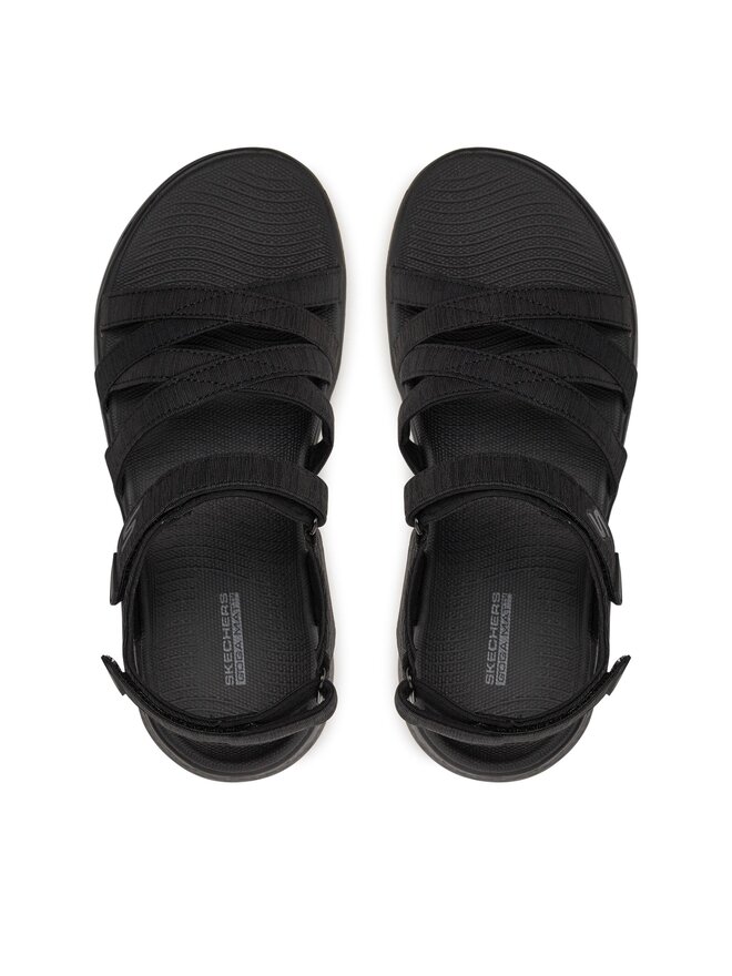 Skechers Sandały Skechers Go Walk Flex Sandal-Sunshine 141450/BBK Czarny