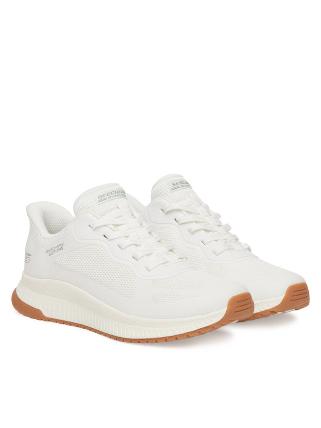 Skechers Sneakers Skechers BOBS Squad 4 - Staple Look 117624/WHT Alb