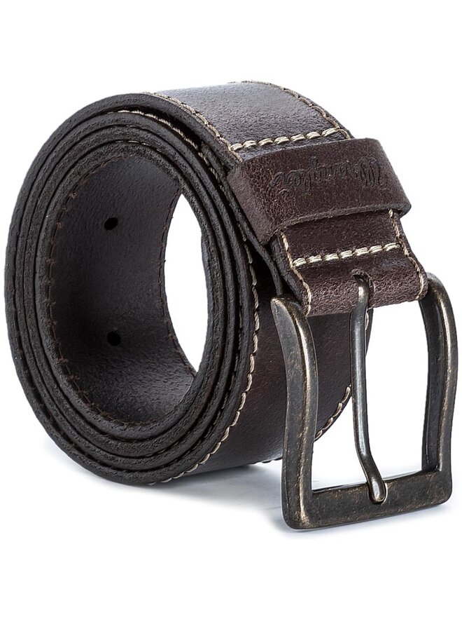 Wrangler Herrengürtel Wrangler Stitched Belt W0081US85 85 112125438 Braun