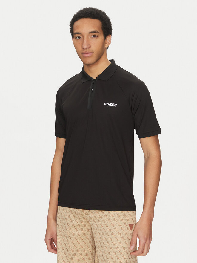 Guess Guess Polo marškinėliai Z5GP00 KCQU2 Juoda Slim Fit