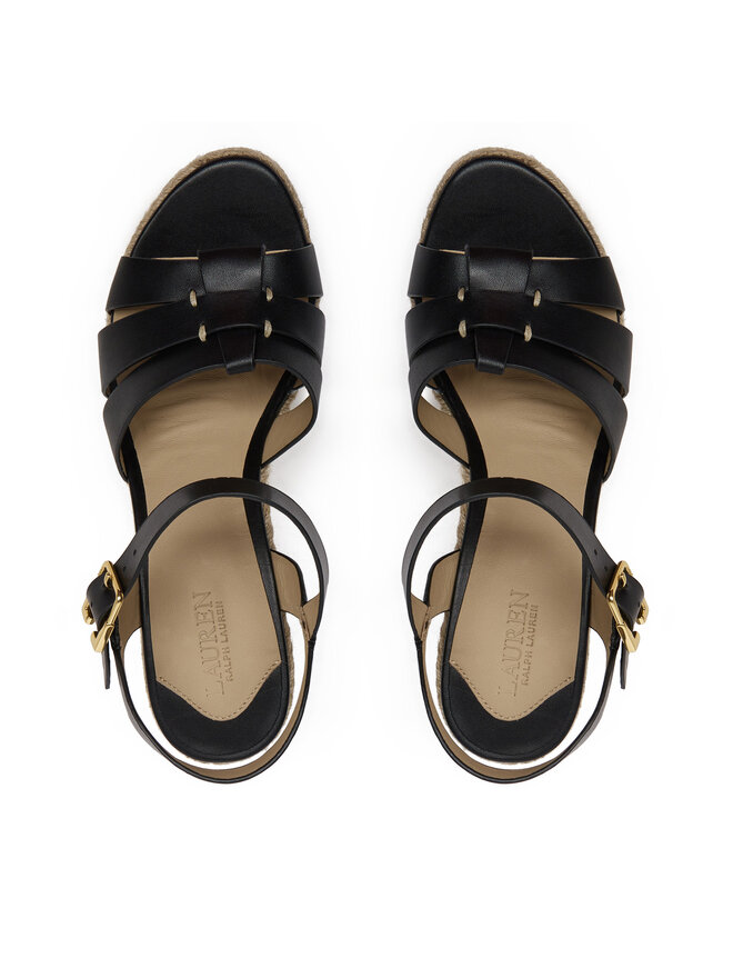 LAUREN RALPH LAUREN Espadrilky LAUREN RALPH LAUREN Soffia 802953961002 Černá