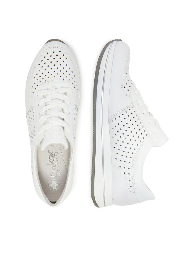 Rieker Sneakersy Rieker N4515-80 Biały
