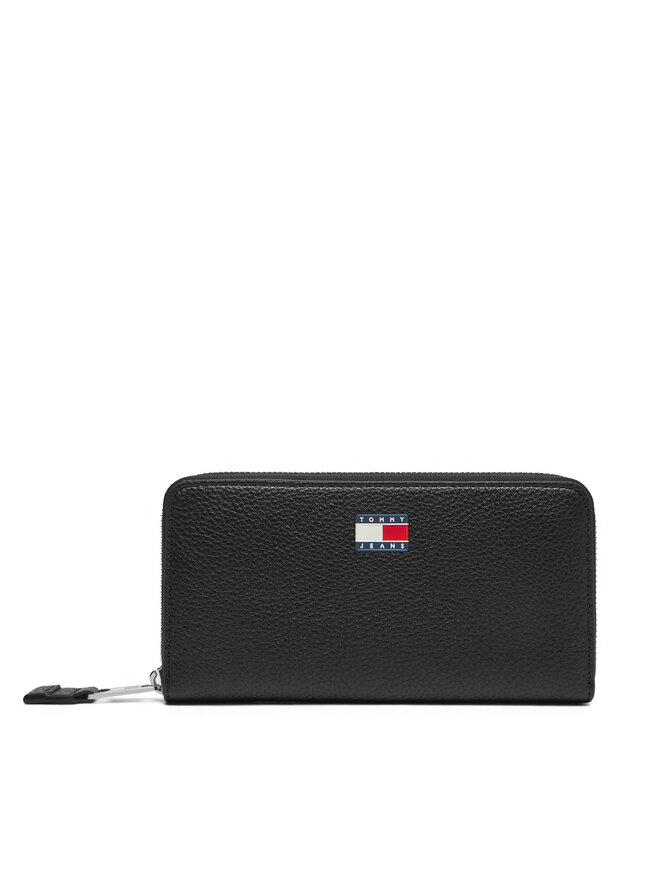 Tommy Jeans Duży Portfel Męski Tommy Jeans Tjw Must Large Za AW0AW17585 Czarny