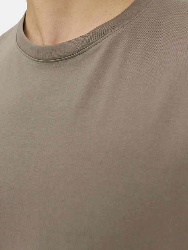 Jack & Jones Jack & Jones T-Shirt Basic 12156101 Beige Regular Fit