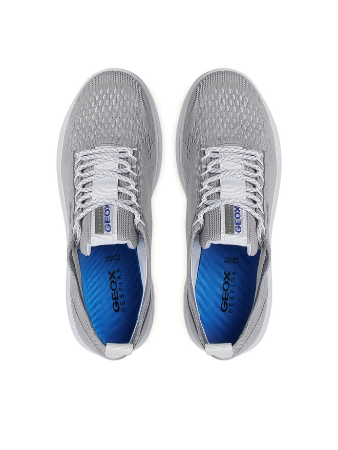 Geox Sneakersy Geox D Spherica A D15NUA 0006K C1010 Sivá