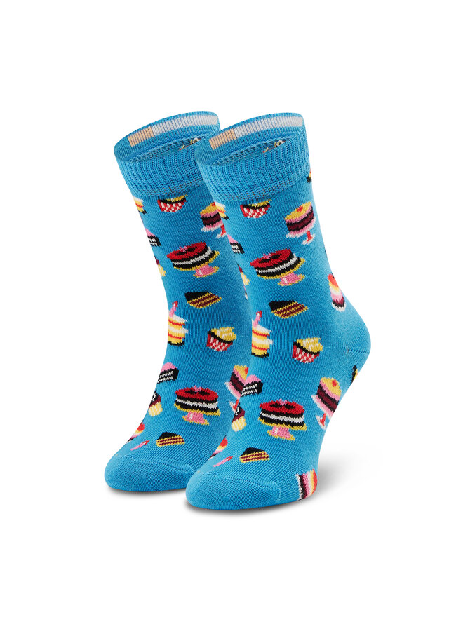 Happy Socks Otroške visoke nogavice Happy Socks KBCA01-6000 Modra