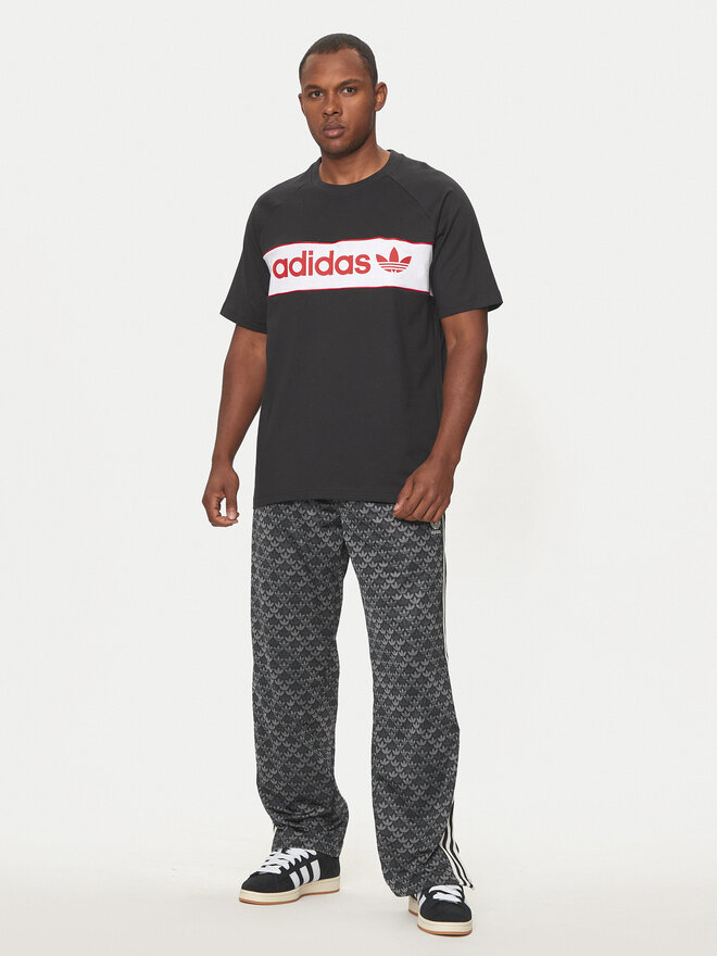 adidas adidas Marškinėliai Archive IS1404 Juoda Regular Fit