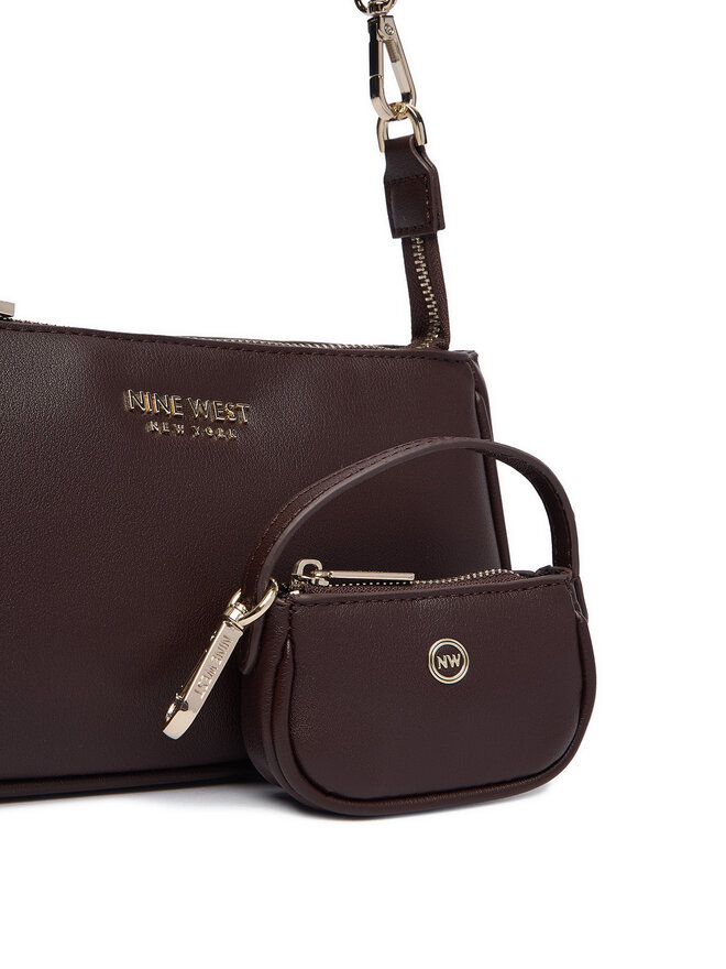 Nine West Handtasche Nine West CEO-VELVET CHARM-LA374-4788 Braun