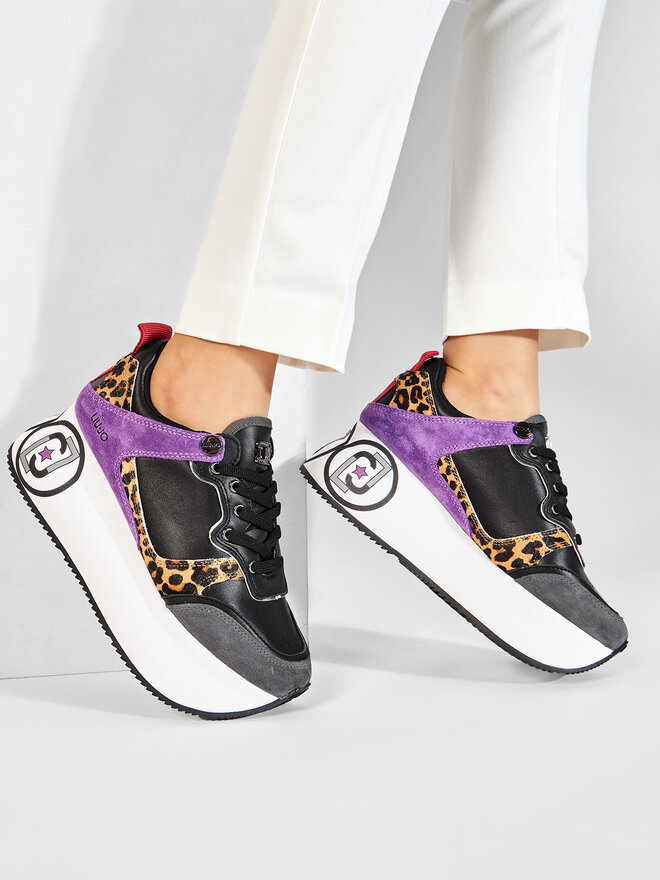 Liu Jo Laisvalaikio batai Liu Jo Super Maxi Wonder 2 BA1085 PX163 Juoda