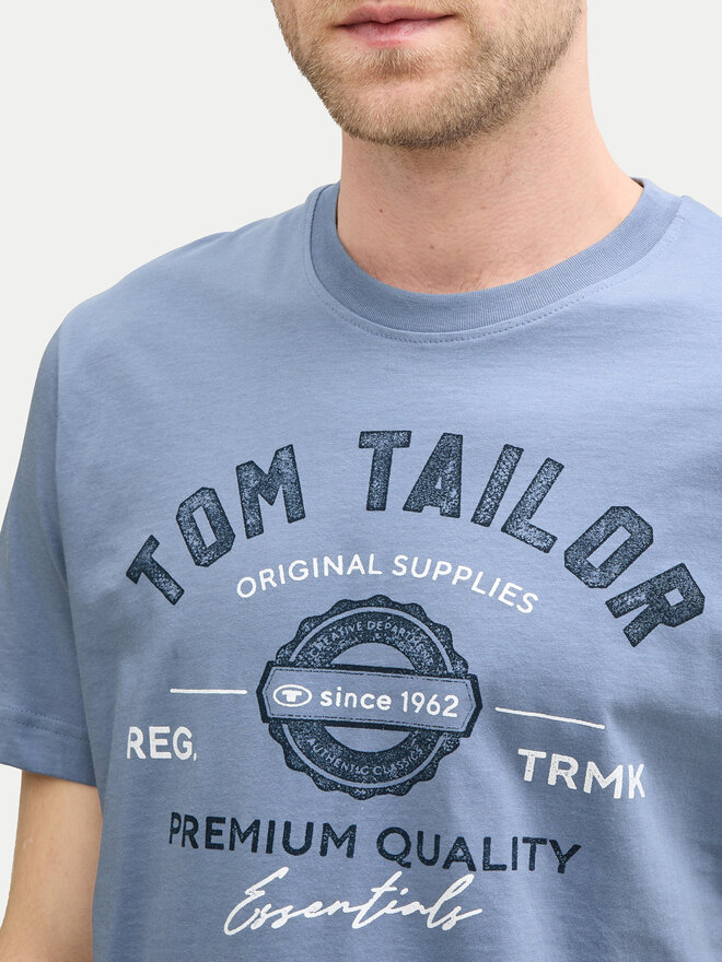 Tom Tailor Tom Tailor Marškinėliai 1037735 Mėlyna Regular Fit