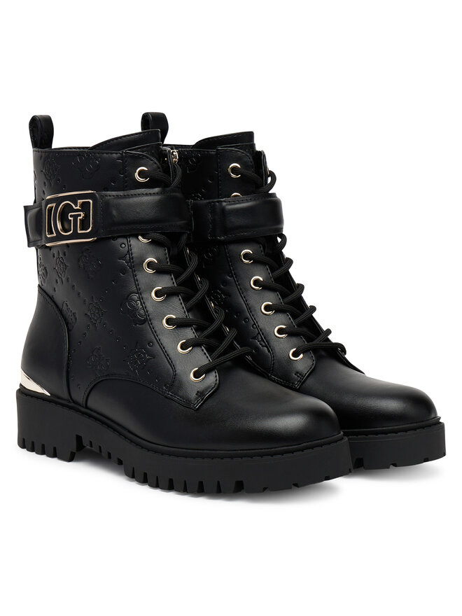 Guess Schnürstiefeletten Guess FLTORA FAL10 Schwarz