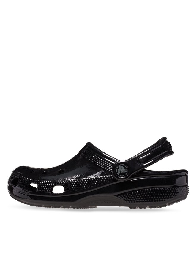 Pantoletten Crocs Classic High Shine Clog 209609 Schwarz | eschuhe.de