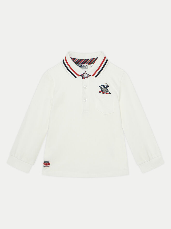 Original Marines Original Marines Polo marškinėliai DEA0717NM Balta Regular Fit