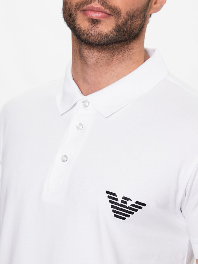 Emporio Armani Underwear Emporio Armani Underwear Poloshirt 211804 3R482 00010 Weiß Regular Fit