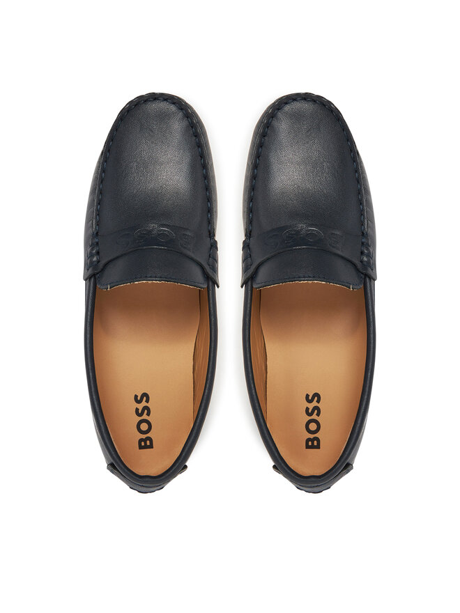 BOSS Mokasyny BOSS J51651 S Granatowy